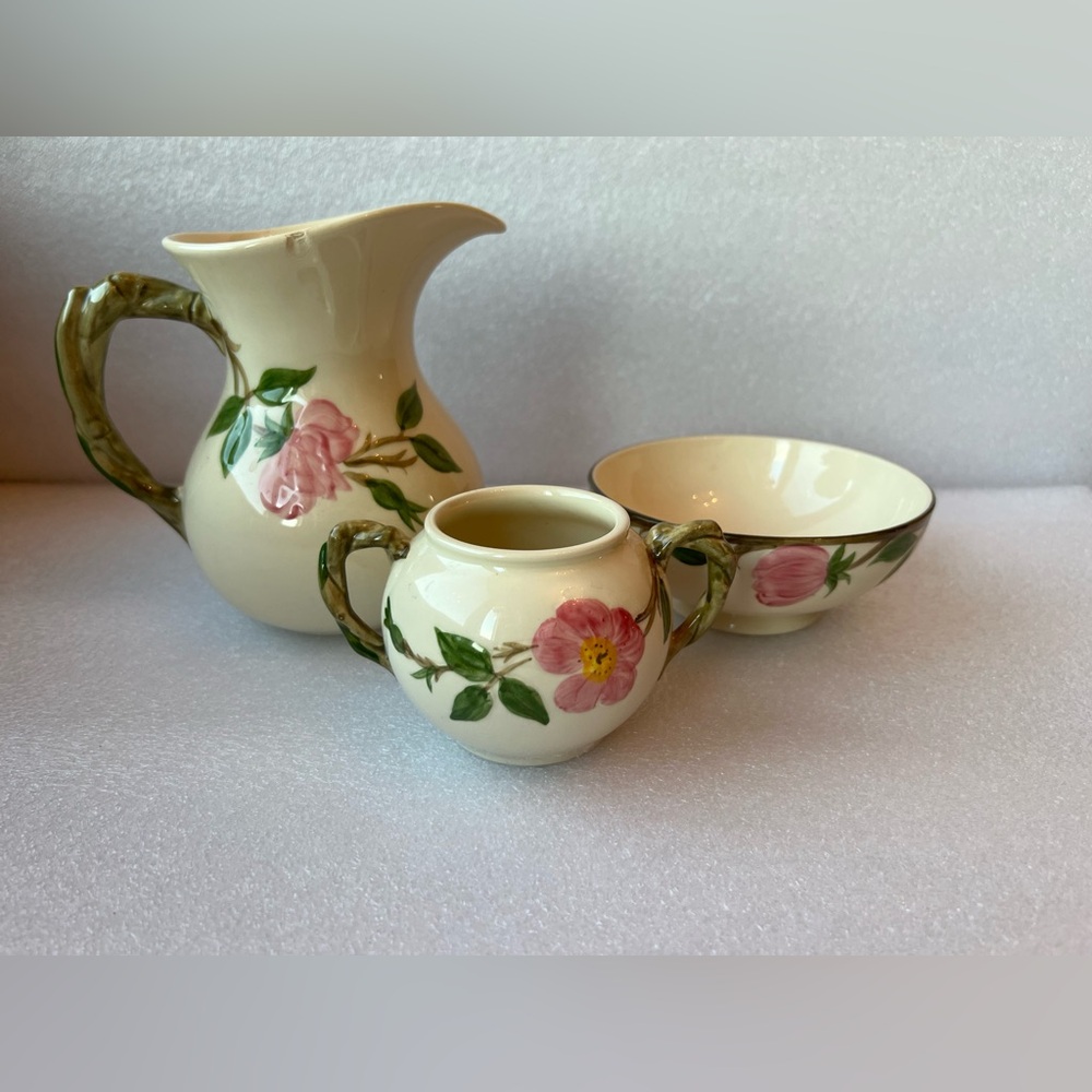 Vintage Franciscan Desert Rose 6 1/2" Juice Pitcher Made in California U.S.A.